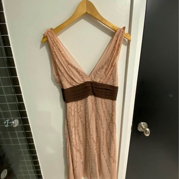 BCBG pink beaded dress size 2 - Picture 2 of 3